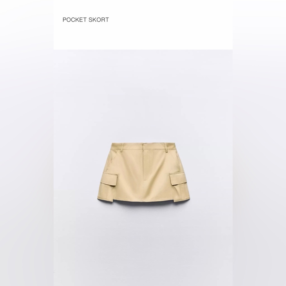 Zara pocket skort